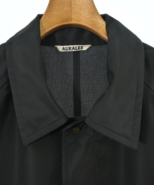 AURALEE（オーラリー）ステンカラーコート 黒 サイズ:5(L位) メンズ/2200667666016