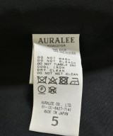 AURALEE（オーラリー）ステンカラーコート 黒 サイズ:5(L位) メンズ/2200667666016