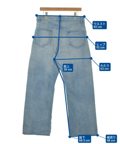AURALEE（オーラリー）デニムパンツ 青 サイズ:4(M位) メンズ/2200668602020