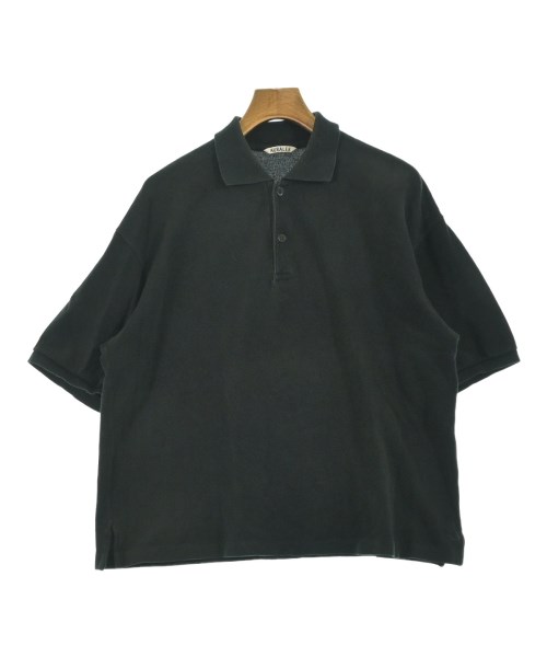 AURALEE(オーラリー)ポロシャツ 黒 サイズ:4(M位)/2200668800082