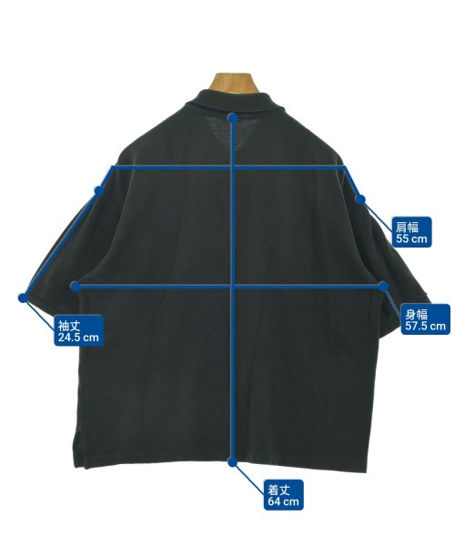 AURALEE（オーラリー）ポロシャツ 黒 サイズ:4(M位) メンズ/2200668800082