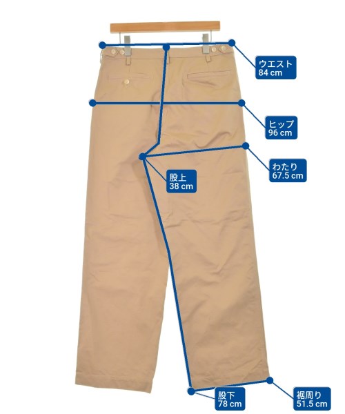 AURALEE（オーラリー）チノパン ベージュ サイズ:5(L位) メンズ/2200668831017