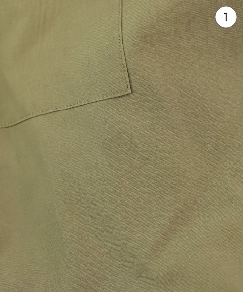 AURALEE（オーラリー）カジュアルシャツ カーキ サイズ:3(S位) メンズ/2200669325027