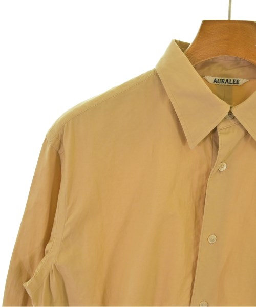 AURALEE（オーラリー）カジュアルシャツ ベージュ サイズ:3(S位) メンズ/2200670134038