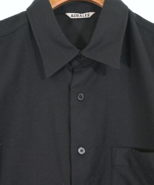 AURALEE（オーラリー）カジュアルシャツ 黒 サイズ:3(S位) メンズ/2200666372055