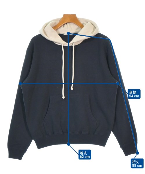 AURALEE（オーラリー）パーカー 紺 サイズ:3(S位) メンズ/2200668986021