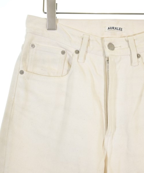 AURALEE（オーラリー）デニムパンツ 白 サイズ:28(S位) メンズ/2200671013042