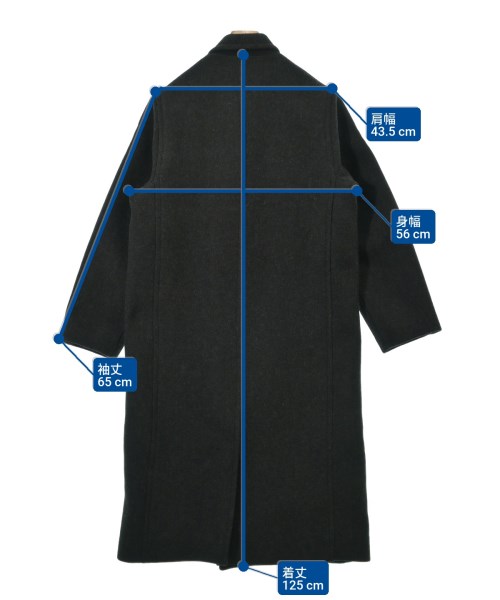 AURALEE（オーラリー）ステンカラーコート グレー サイズ:3(S位) メンズ/2200671252014