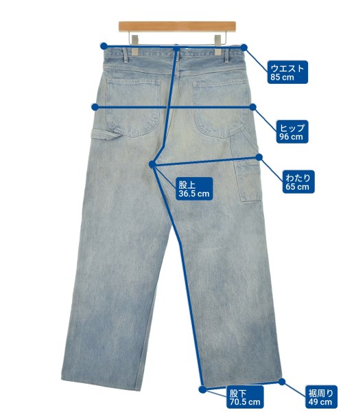 AURALEE（オーラリー）デニムパンツ 青 サイズ:4(M位) メンズ/2200669765014