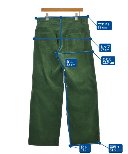 AURALEE（オーラリー）その他 緑 サイズ:5(L位) メンズ/2200672337055