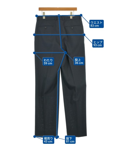 AURALEE（オーラリー）スラックス 黒 サイズ:5(L位) メンズ/2200672337079