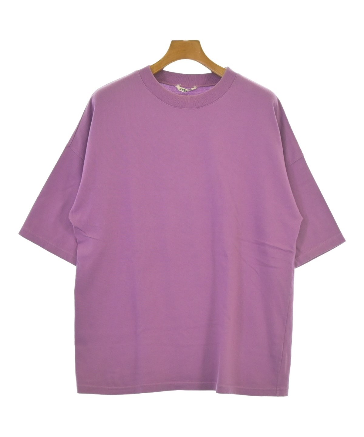 AURALEE カットソー　ラグラン AURALEE（オーラリー）Tシャツ・カットソー 紫 サイズ:4(M位) メンズ