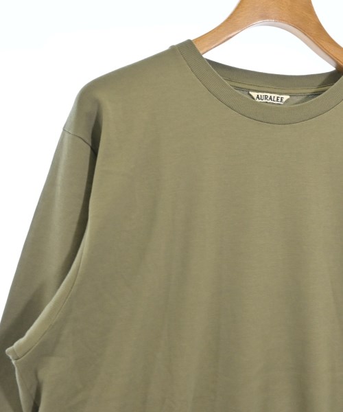 AURALEE（オーラリー）Tシャツ・カットソー カーキ サイズ:3(S位) メンズ/2200726974083