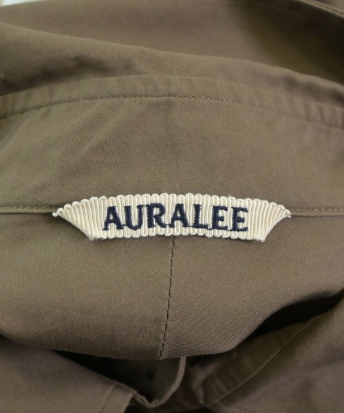 AURALEE（オーラリー）カジュアルシャツ 茶 サイズ:3(S位) メンズ/2200729706063