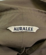 AURALEE（オーラリー）カジュアルシャツ 茶 サイズ:3(S位) メンズ/2200729706063