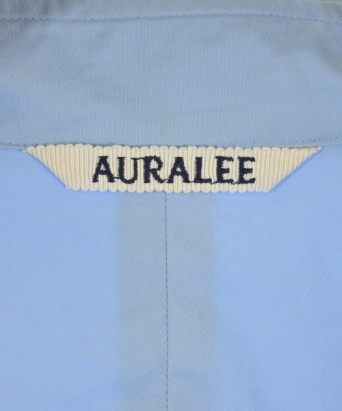 AURALEE（オーラリー）カジュアルシャツ 青 サイズ:3(S位) メンズ/2200729889025