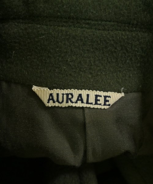 AURALEE（オーラリー）ステンカラーコート 緑 サイズ:3(S位) メンズ/2200730717010