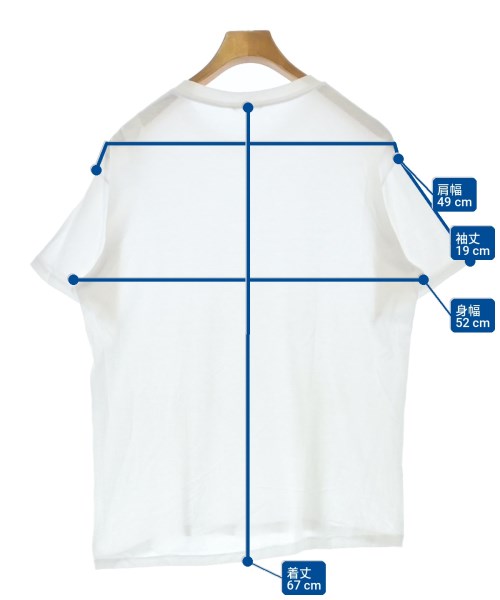 AURALEE（オーラリー）Tシャツ・カットソー 白 サイズ:3(S位) メンズ/2200731750023
