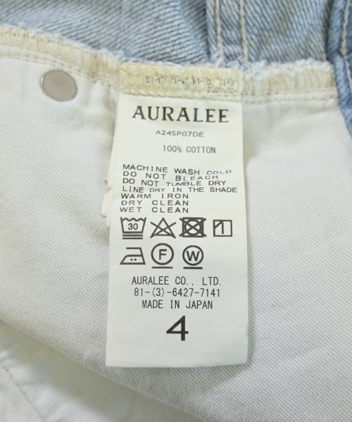 AURALEE（オーラリー）デニムパンツ 青 サイズ:4(M位) メンズ/2200731996025