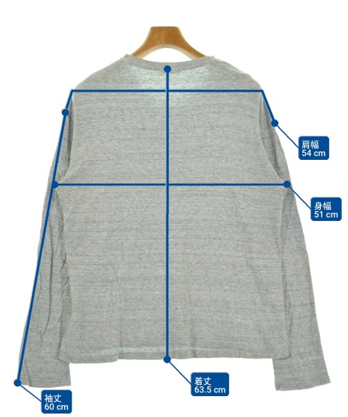 AURALEE（オーラリー）Tシャツ・カットソー グレー サイズ:3(S位) メンズ/2200726770098