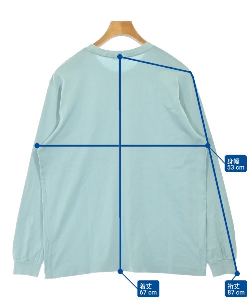 AURALEE（オーラリー）Tシャツ・カットソー 青 サイズ:3(S位) メンズ/2200733567094