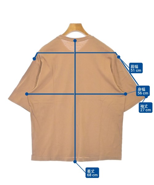 AURALEE（オーラリー）Tシャツ・カットソー 茶 サイズ:4(M位) メンズ/2200733567179