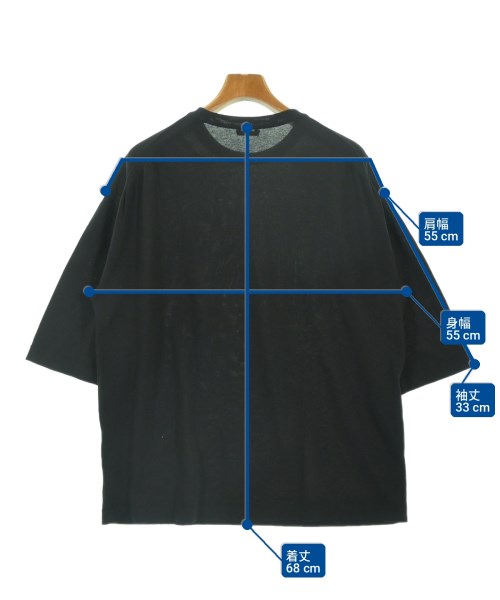 AURALEE（オーラリー）Tシャツ・カットソー 黒 サイズ:5(L位) メンズ/2200727265432