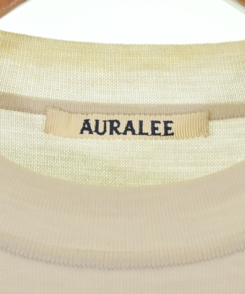 AURALEE（オーラリー）Tシャツ・カットソー ベージュ サイズ:4(M位) メンズ/2200727265616