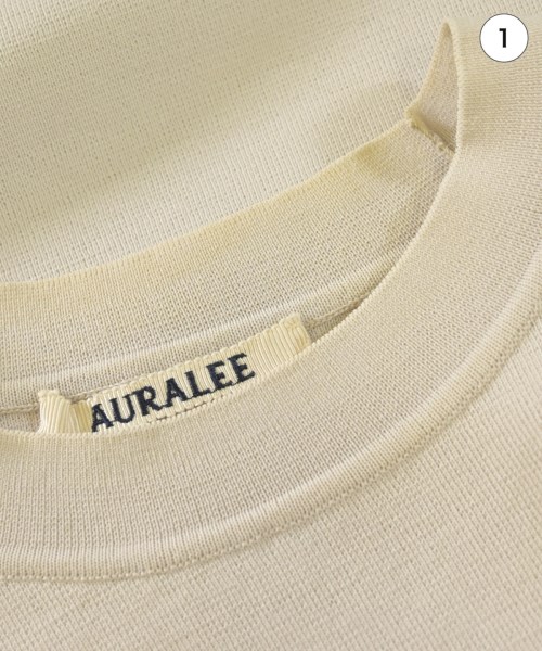 AURALEE（オーラリー）Tシャツ・カットソー ベージュ サイズ:4(M位) メンズ/2200727265616