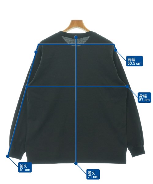 AURALEE（オーラリー）Tシャツ・カットソー 黒 サイズ:3(S位) メンズ/2200734886026