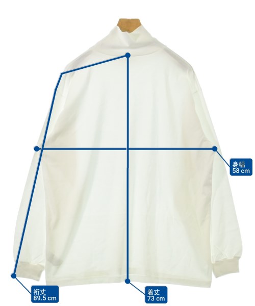 AURALEE（オーラリー）Tシャツ・カットソー 白 サイズ:5(L位) メンズ/2200736355032