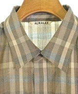 AURALEE（オーラリー）カジュアルシャツ 茶 サイズ:4(M位) メンズ/2200719930027