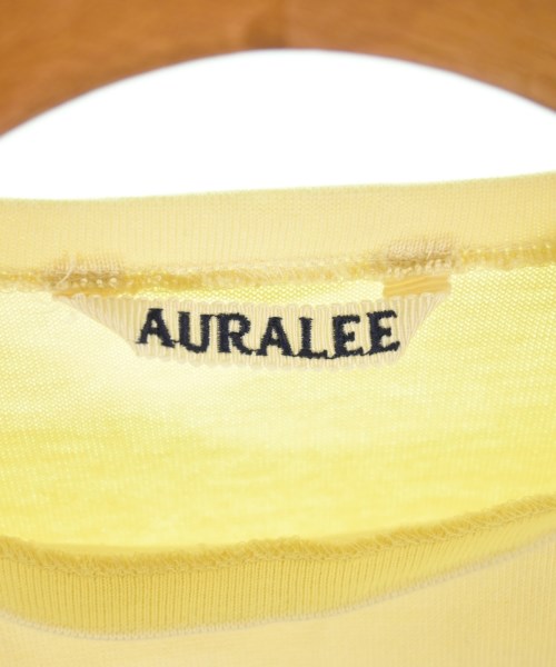 AURALEE（オーラリー）Tシャツ・カットソー 黄 サイズ:3(S位) メンズ/2200720863017