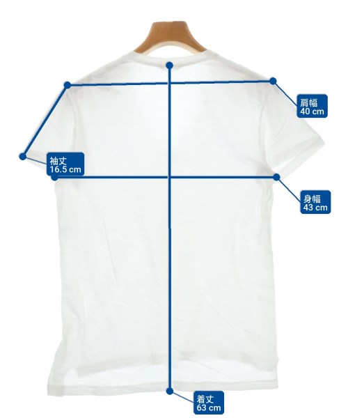 AURALEE（オーラリー）Tシャツ・カットソー 白 サイズ:1(S位) メンズ/2200720937053