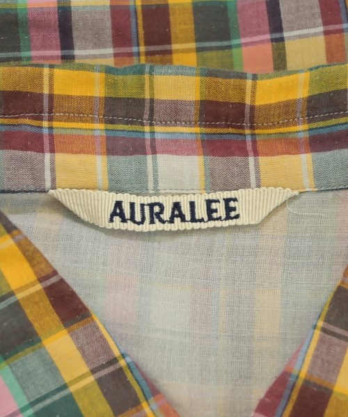 AURALEE（オーラリー）カジュアルシャツ 黄 サイズ:5(L位) メンズ/2200721374055