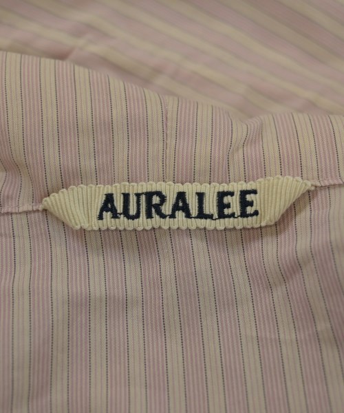 AURALEE（オーラリー）カジュアルシャツ ピンク サイズ:M メンズ/2200721374185