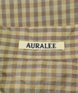 AURALEE（オーラリー）カジュアルシャツ 茶 サイズ:3(S位) メンズ/2200722699027