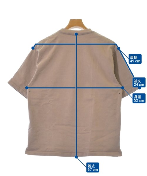 AURALEE（オーラリー）Tシャツ・カットソー 茶 サイズ:4(M位) メンズ/2200717461035
