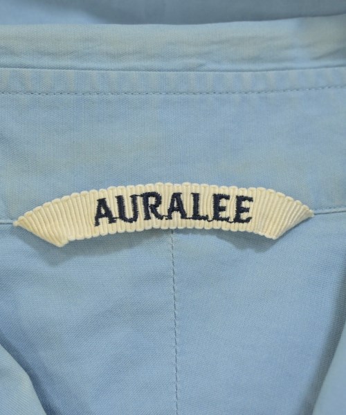 AURALEE（オーラリー）カジュアルシャツ 青 サイズ:3(S位) メンズ/2200721256030