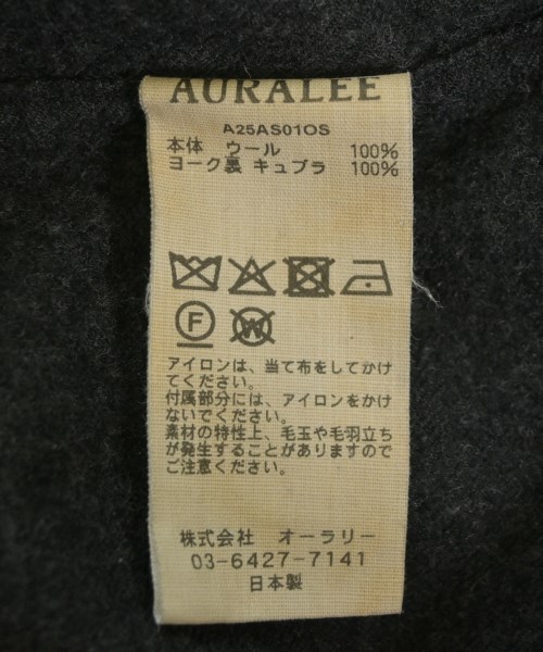 AURALEE（オーラリー）カジュアルシャツ グレー サイズ:4(M位) メンズ/2200724447060
