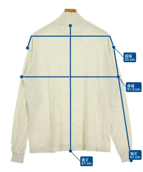 AURALEE（オーラリー）Tシャツ・カットソー グレー サイズ:4(M位) メンズ/2200724731039