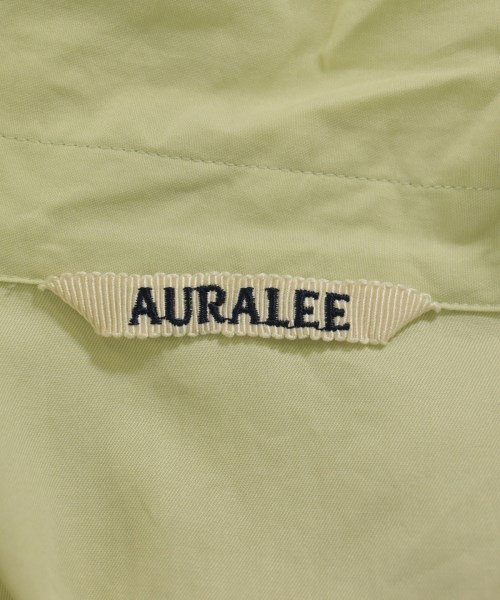 AURALEE（オーラリー）カジュアルシャツ 緑 サイズ:5(L位) メンズ/2200724873036