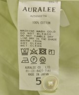 AURALEE（オーラリー）カジュアルシャツ 緑 サイズ:5(L位) メンズ/2200724873036