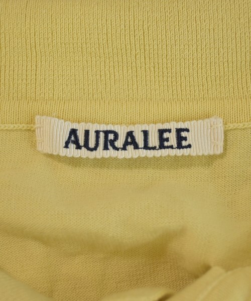 AURALEE（オーラリー）ポロシャツ 黄 サイズ:5(L位) メンズ/2200725007065
