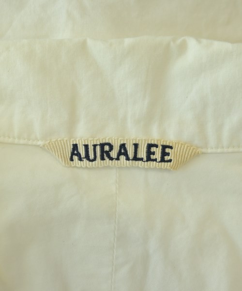 AURALEE（オーラリー）カジュアルシャツ 白 サイズ:3(S位) メンズ/2200683137026