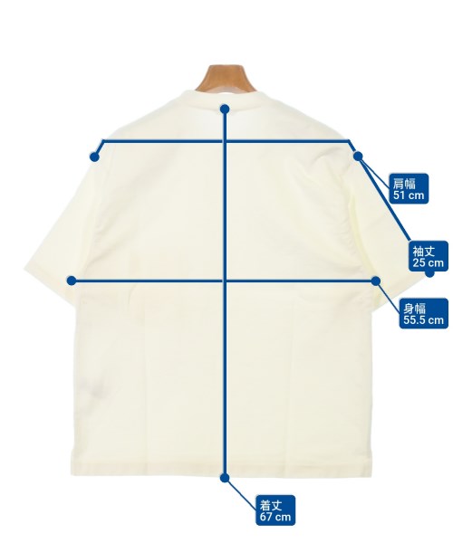 AURALEE（オーラリー）Tシャツ・カットソー 白 サイズ:4(M位) メンズ/2200683438024