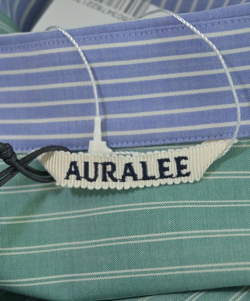 AURALEE（オーラリー）カジュアルシャツ 青 サイズ:0(XXS位) メンズ/2200678721056