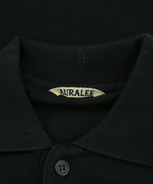 AURALEE（オーラリー）ポロシャツ 黒 サイズ:3(S位) メンズ/2200684148076