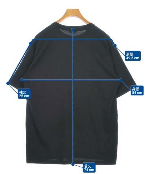 AURALEE（オーラリー）Tシャツ・カットソー 黒 サイズ:5(L位) メンズ/2200685439029
