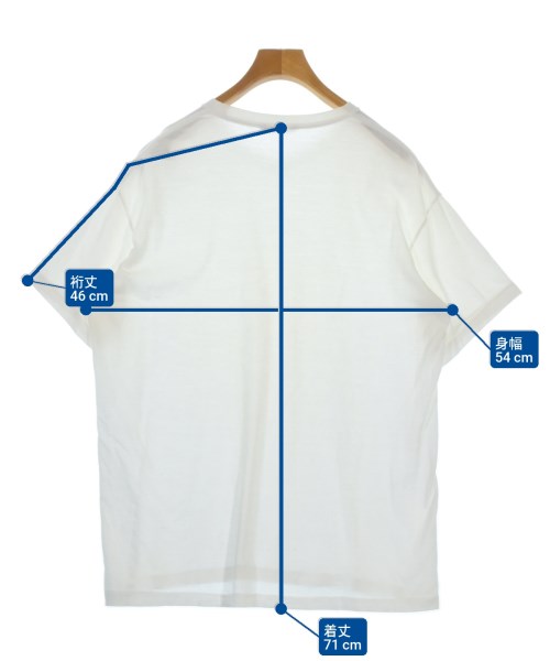 AURALEE（オーラリー）Tシャツ・カットソー 白 サイズ:4(M位) メンズ/2200685457016